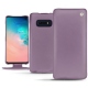 硬质真皮保护套 Samsung Galaxy S10E - Lilas ( Nappa - Pantone 2645U ) 