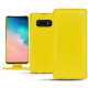 Funda de piel Samsung Galaxy S10E - Jaune fluo