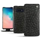 Funda de piel Samsung Galaxy S10E - Autruche nero