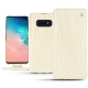 Samsung Galaxy S10E leather case - Crocodile milk