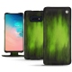Lederschutzhülle Samsung Galaxy S10E - Vert Patine