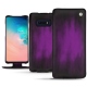 Funda de piel Samsung Galaxy S10E - Violet Patine