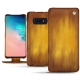 Samsung Galaxy S10E leather case - Doré Patine