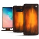 Custodia in pelle Samsung Galaxy S10E - Fauve Patine