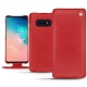 Custodia in pelle Samsung Galaxy S10E - Rouge troupelenc