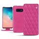 Housse cuir Samsung Galaxy S10E - Rose BB - Couture