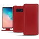 Lederschutzhülle Samsung Galaxy S10E - Rouge PU