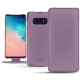 Capa em pele Samsung Galaxy S10E - Lilas PU