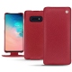 Custodia in pelle Samsung Galaxy S10E - Rouge passion