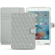 Housse cuir Apple iPad mini 4 - Gris - Couture ( Nappa - Pantone W428C ) 