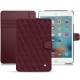Custodia in pelle Apple iPad mini 4 - Lie de vin - Couture ( Pantone 5115C ) 