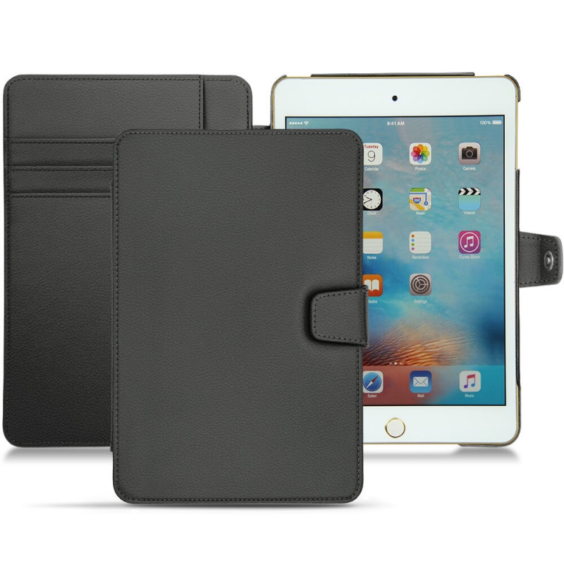 レザーケース Apple iPad mini 4 - Noir PU