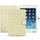 硬质真皮保护套 Apple iPad mini 5 - Ivoire - Couture ( Sleek P C12 - White ) 