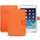 Apple iPad mini 5 leather case - Orange fluo