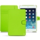 Apple iPad mini 5 leather case - Vert fluo