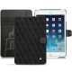 硬质真皮保护套 Apple iPad mini 5 - Negre poudro - Couture