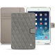 Apple iPad mini 5 leather case - Acier vintage - Couture