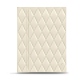 Magnetic Menu Cover - A5 - Blanc - Couture ( Bologna - White ) 