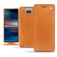 硬质真皮保护套 Sony Xperia 10 Plus - Mandarine vintage ( Pantone 165C ) 