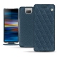 Custodia in pelle Sony Xperia 10 Plus - Indigo - Couture ( Pantone 303U ) 