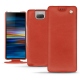 Sony Xperia 10 Plus leather case - Arange clouquié