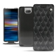 Sony Xperia 10 Plus leather case - Onyx - Couture