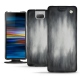 Custodia in pelle Sony Xperia 10 Plus - Gris Patine