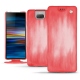 Housse cuir Sony Xperia 10 Plus - Rose Patine