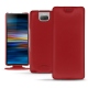 Sony Xperia 10 Plus leather case - Rouge PU