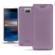 Sony Xperia 10 Plus leather case - Lilas PU