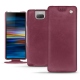 Capa em pele Sony Xperia 10 - Prune vintage ( Pantone 512C ) 