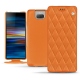 Funda de piel Sony Xperia 10 - Orange - Couture ( Nappa - Pantone 1495U ) 