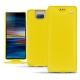 Funda de piel Sony Xperia 10 - Jaune fluo