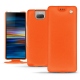 Housse cuir Sony Xperia 10 - Orange fluo