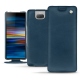 Housse cuir Sony Xperia 10 - Blu mediterran