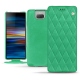 Custodia in pelle Sony Xperia 10 - Menthe vintage - Couture