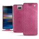 Housse cuir Sony Xperia 10 - Serpent ciclamino