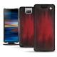 Custodia in pelle Sony Xperia 10 - Rouge Patine