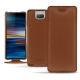 Housse cuir Sony Xperia 10 - Marron PU