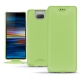 Housse cuir Sony Xperia 10 - Vert olive PU