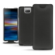 Custodia in pelle Sony Xperia 10 - Noir PU