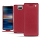 Sony Xperia 10 leather case - Rouge passion