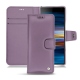 Capa em pele Sony Xperia 10 - Lilas ( Nappa - Pantone 2645U ) 