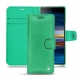 Sony Xperia 10 leather case - Menthe vintage ( Pantone 562C ) 