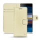 Capa em pele Sony Xperia 10 - Ivoire ( Sleek P C12 - White ) 