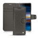 Sony Xperia 10 leather case - Anthracite ( Pantone 424C ) 
