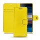 Custodia in pelle Sony Xperia 10 - Jaune fluo