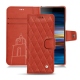 Custodia in pelle Sony Xperia 10 - Arange clouquié - Couture