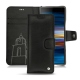 Sony Xperia 10 leather case - Negre poudro