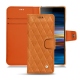 Housse cuir Sony Xperia 10 - Mandarine vintage - Couture